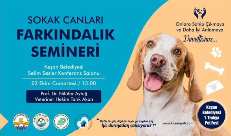 Keşan Belediyesi’nden Patili Dostlar İçin farkındalık semineri