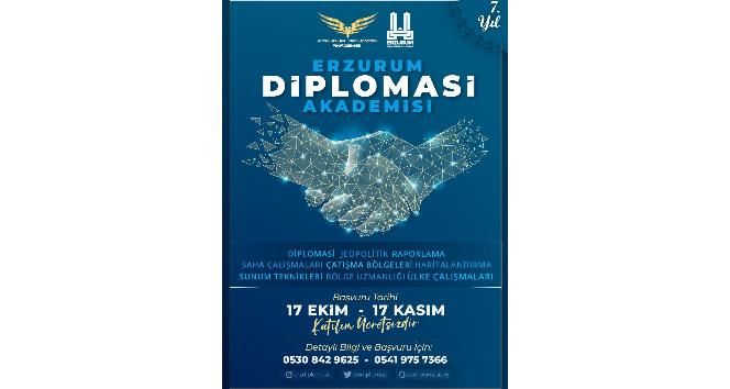 Erzurum diplomasi akademisi çalışmalarına başlıyor