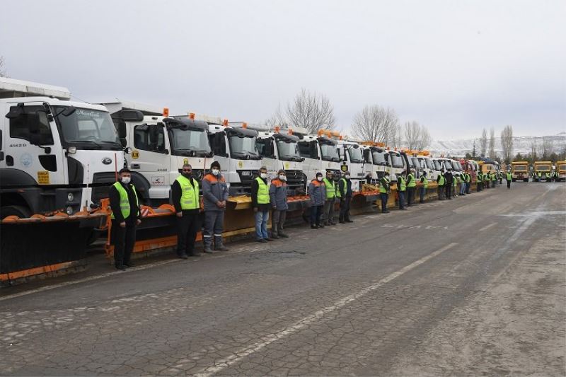 Kayseri Büyükşehir kışa hazır