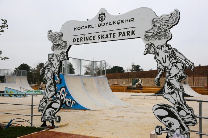 Artık Derinceli gençlerin de skate parkı var