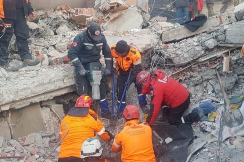 ÇAK ekibi deprem bölgesinde