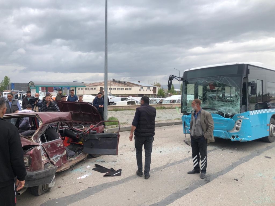 Erzurum’da trafik kazası: 1 Ölü 1 Yaralı