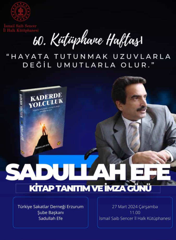 “KADERDE YOLCULUK”OKUYUCUYLA BULUŞUYOR 