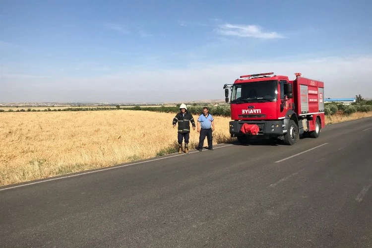 Gaziantep itfaiyesi mahsul nöbetinde