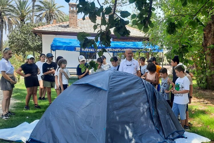 Doğa kampı ilk misafirlerini ağırladı