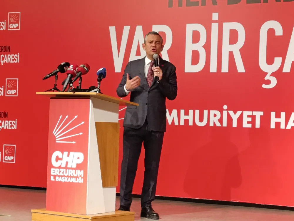 CHP GENEL BAŞKANI ÖZEL ERZURUM