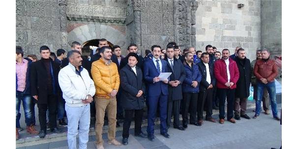 ERZURUM ÜLKÜ OCAKLARI İRAN DEVLET TELEVİZYONUNU PROTESTO ETTİ