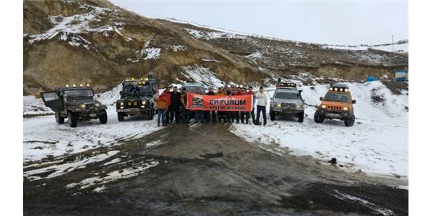 ERZURUM MACERA OFF ROAD KULÜBÜ, KURTARMA TATBİKATI GERÇEKLEŞTİRDİ