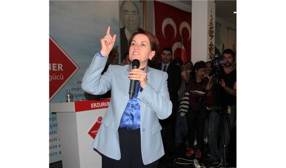 MHP GENEL BAŞKAN ADAYI AKŞENER, ERZURUM?DA PARTİLİLERE SESLENDİ