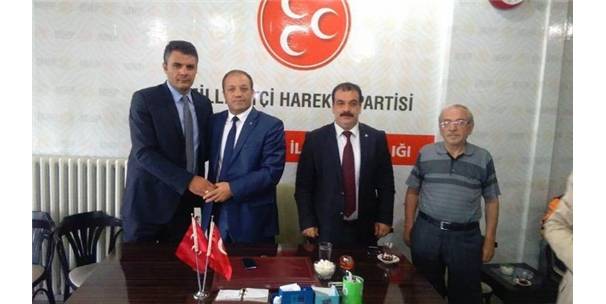 MHP PALANDÖKEN İLÇE BAŞKANLIĞINA CİHAN AKSAKAL ATANDI