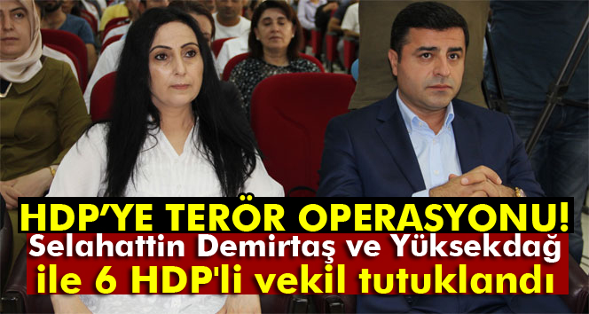 HDP`ye terör operasyon