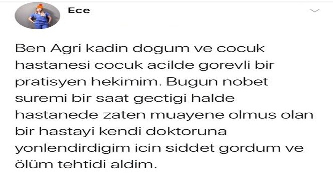 Doktor sosyal medyadan yardım çağrısında bulundu