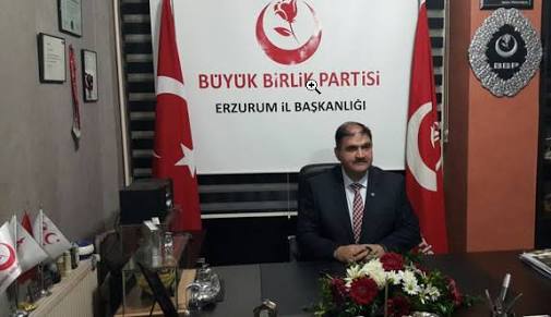 BÜYÜK BİRLİK PARTİSİ İL BAŞKANI GÖZÜTOK`UN KANDİL MESAJI