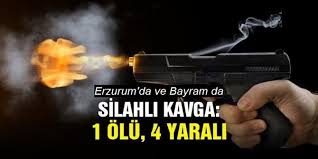 ERZURUM?DA İNEK TARLAYA GİRDİ KAVGASI 1 ÖLÜ 4 YARALI