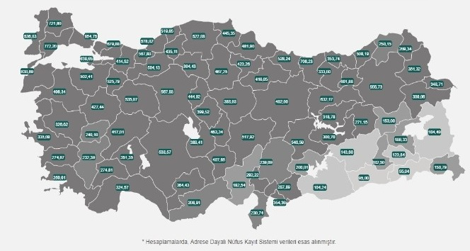 Erzurum vaka oranında anormal artış